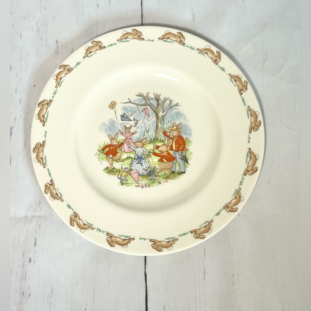 Vintage Royal Doulton Fine Bone China Bunnykins Plate